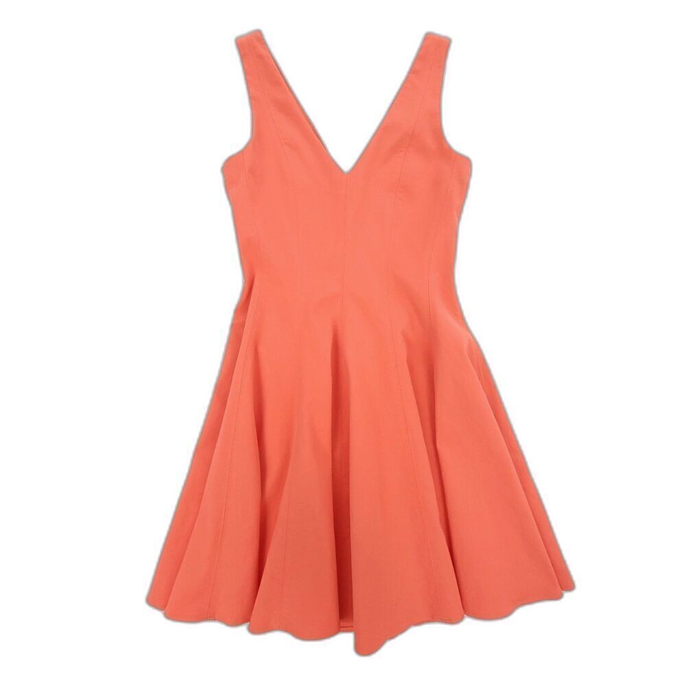 NEW Opening Ceremony Vintage Ballet Girl Fit and Flare Mini Dress Coral Modest 4